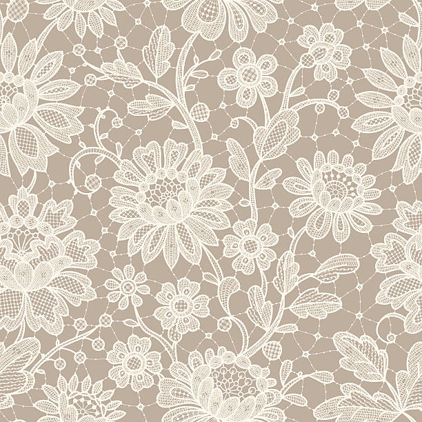 Lace Seamless Pattern.  wedding patterns stock illustrations