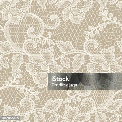 istock Lace Seamless Pattern. 482856459