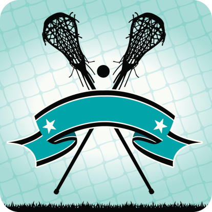 Lacrosse Background with Banner - Girls