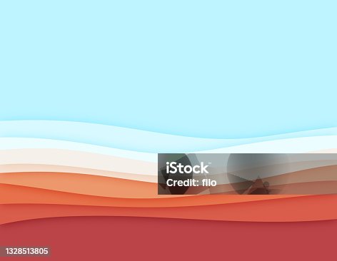 istock Landscape Abstract Waves Background 1328513805