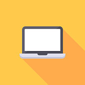 istock Laptop Flat Icon. Pixel Perfect. For Mobile and Web. 1172500856