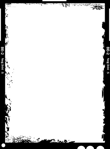 large format film sheet negative, 4 x 5 inch, picture frame,grungy style, free copy space