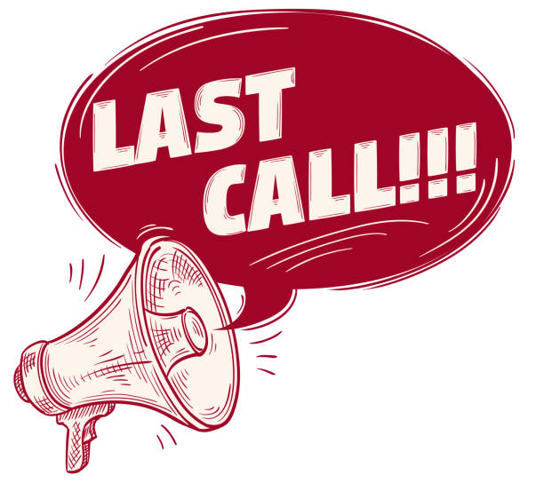 Last Chance Short Phrase Illustrations Illustrations, Royalty-Free
