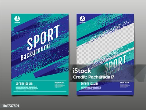istock Layout template Design, Sport Background, Dynamic Poster, Brush Speed Banner, Vector Illustration. 1161737501