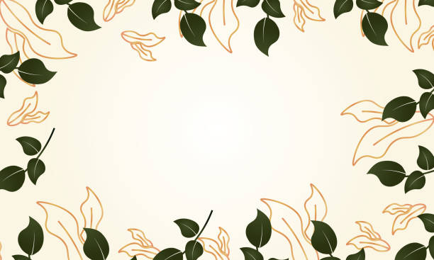 leaf branch, flowers and pods. stock illustration leaf branch, flowers and pods. stock illustration earthenware stock illustrations