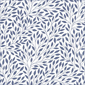 Leaves seamless pattern. Vector illustration. Endless texture for season spring and summer design. Can be used for wallpaper, textile, gift wrap, greeting card background.