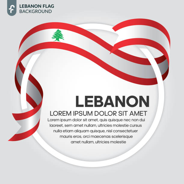 Lebanon flag background Lebanon, country, flag, culture, background Lebanon Flag stock illustrations