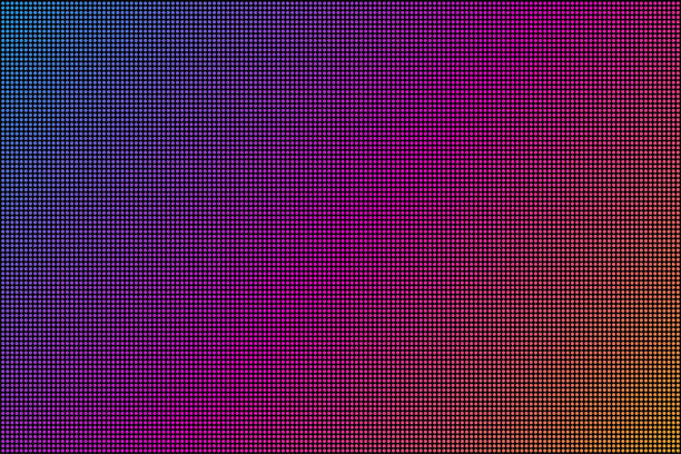 Led screen. Dot RGB Background television. Vector stock illustration. Led screen. Dot RGB Background television. Vector stock illustration film texture stock illustrations