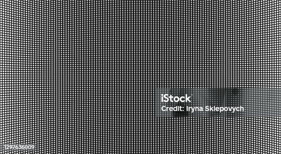 istock Led screen texture. TV pixeled background. Vector illustration. 1297636009