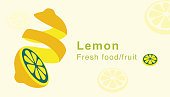 istock lemon fruit, peels skin, vector 500645530
