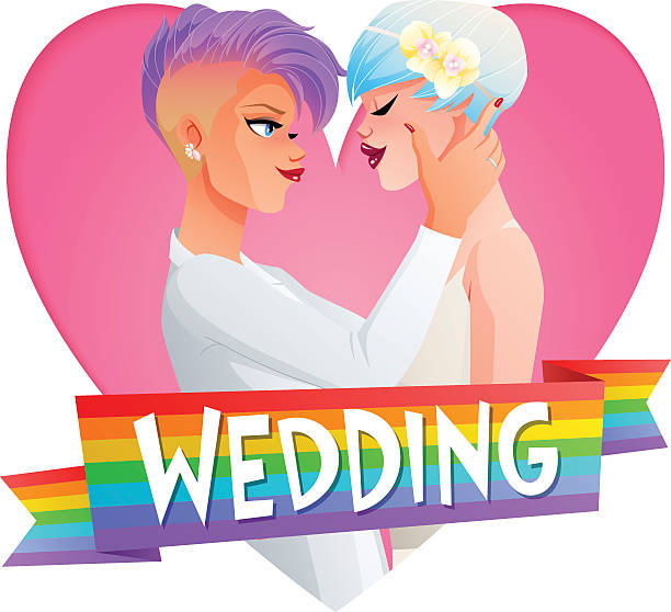 wedding clip art Lesbian