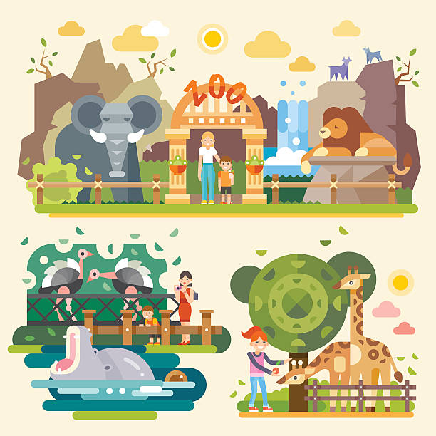 Zoo Illustrations, Royalty-Free Vector Graphics & Clip Art