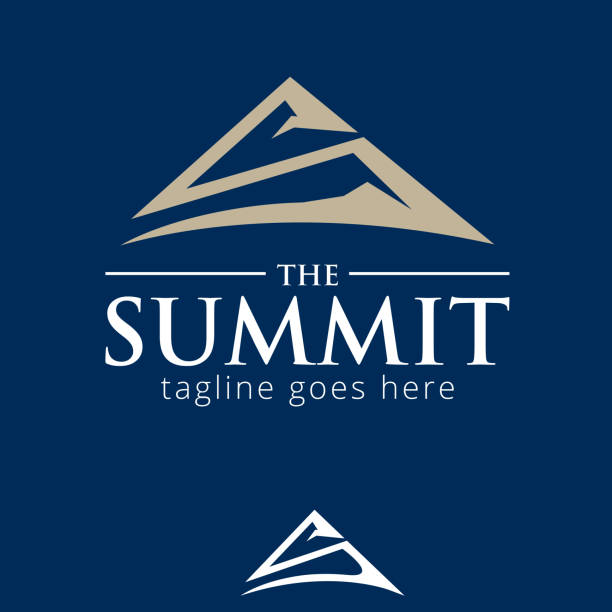S letter based the Summit symbol vector art illustration