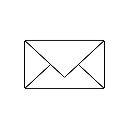 편지 아이콘 이메일 서명입니다 벡터 일러스트입니다 평면 디자인입니다 메시지 아이콘 이메일 문자 기호 흰색 바탕에 벡터 ...
