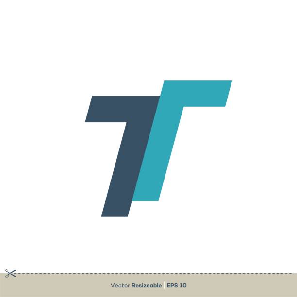 T letter logo template Illustration Design. Vector EPS 10. T letter logo template Illustration Design. Vector EPS 10. letter t stock illustrations