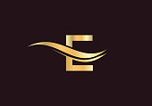 letter logo design with modern trendy
