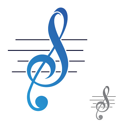 S letter shape musical notes icon isolated on white background from music collection. Musical notes icon trendy and modern musical notes symbol. Musical notes icon flat vector illustration for graphic. Vector illustration EPS.8 EPS.10