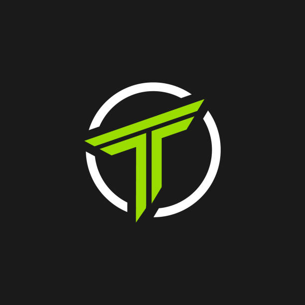 Letter TT T,T icon logo vector T letter icon is designed in vector format. letter t stock illustrations