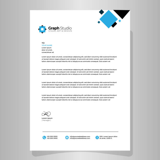 Letterhead Template With Logo from media.istockphoto.com