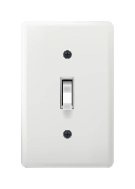 Light switch electrical point equipment isolated on white Light switch electrical point equipment isolated on white light switch stock illustrations