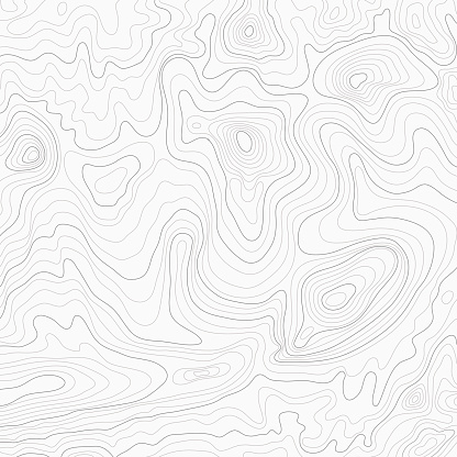Light topographic topo contour map background