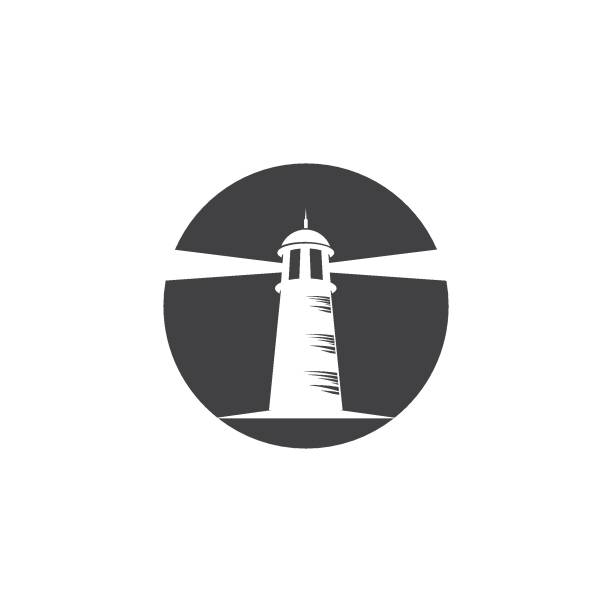 leuchtturm vektor illustration design - leuchtturm stock-grafiken, -clipart, -cartoons und -symbole
