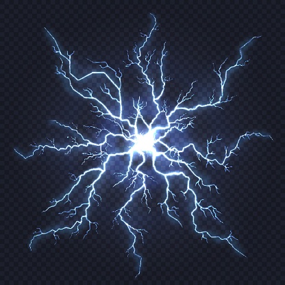 雷雷電気をフラッシュストライク青い光電撃電動フレアを引き起こす自然エネルギー フラッシュ雷 イラストレーションのベクターアート素材や画像を多数ご用意 Istock