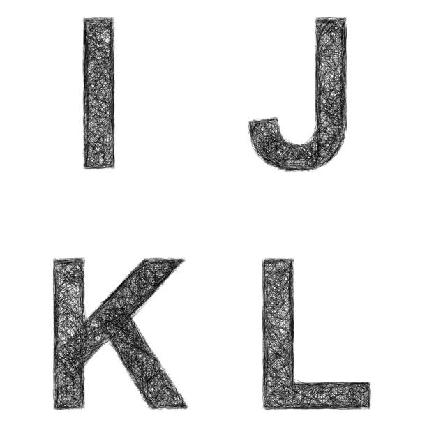 Line Art Letters : Royalty free cursive j font clip art vector images