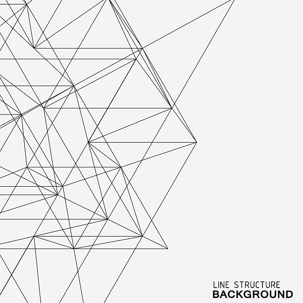 line structure background  two dimensional shape stock illustrations