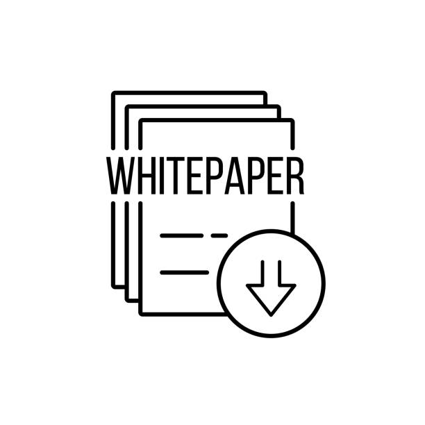 48 Whitepaper Icon Illustrations & Clip Art - iStock