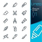 Vector illustration, Each icon is easy to colorize and can be used at any size. 