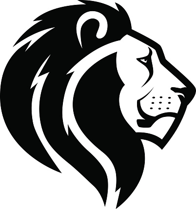Lion Head Profile Vector Free Ai Svg And Eps
