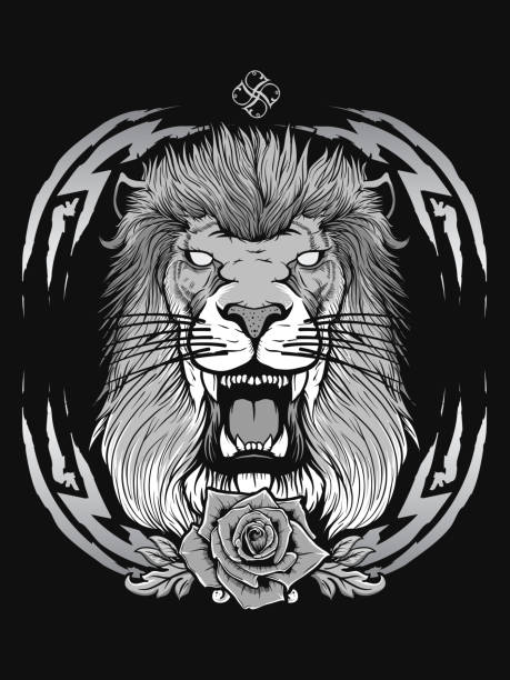 Lion Skull Illustrations, Royalty-Free Vector Graphics & Clip Art - iStock