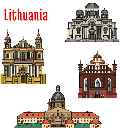 Lithuania famous architecture icons
