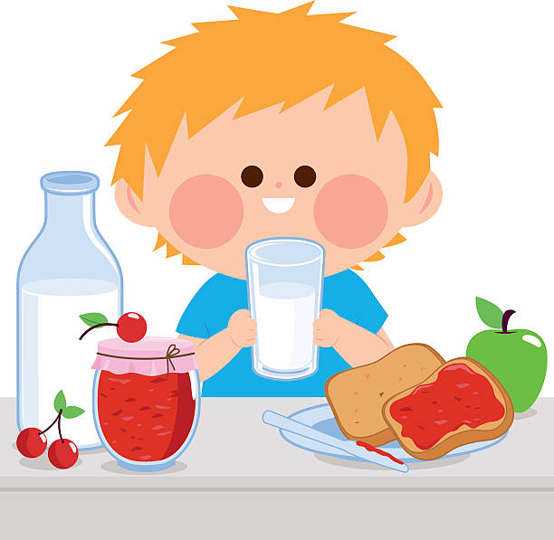 Image result for child drinking milk clipart