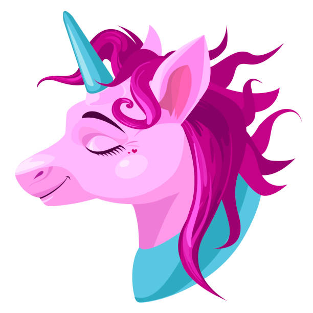 unicorn mascot horse magic illustrations royaltyfree