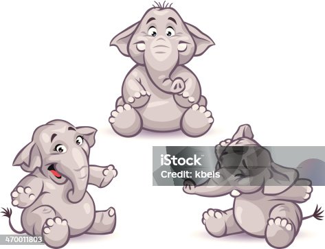 istock Little Elephants 470011803