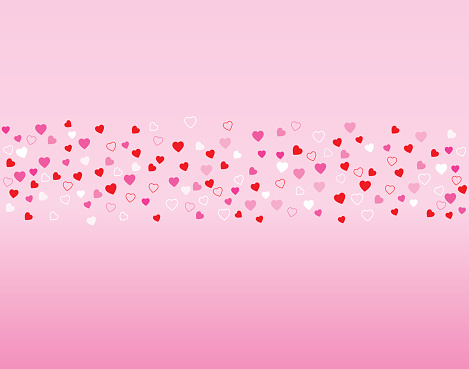 Little Hearts Abstract Background