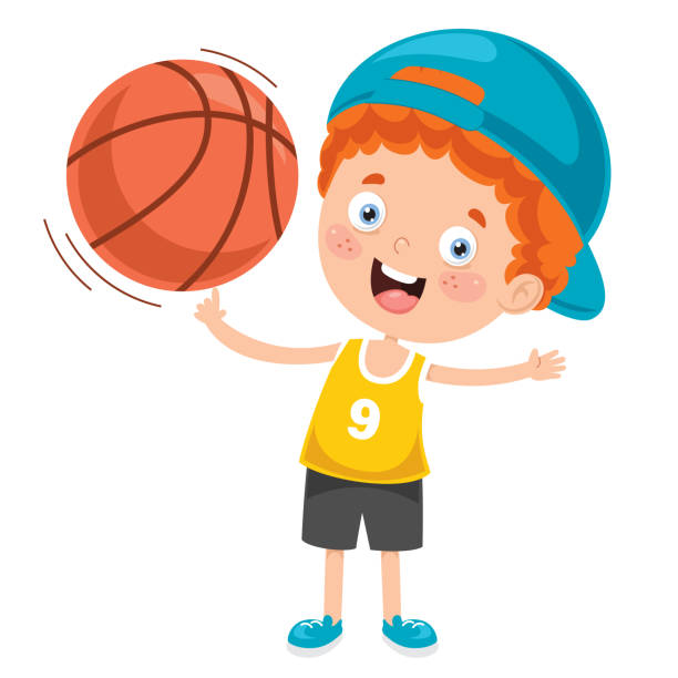 337 Boy Shooting Basketball Illustrations Clip Art Istock