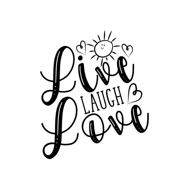 Drawing Of The Live Laugh Love Quote Illustrations Drawing Of The Live Laugh Love Quote Illustrations