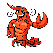 istock Lobster Mascot Logo Character 1363375864