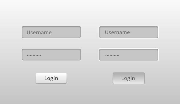 Login / Signup Form All designs are made in linear gradient and editable vector layers. You can easy edit to customize size, colors and design. High resolution jpeg file included(300dpi). signup stock illustrations