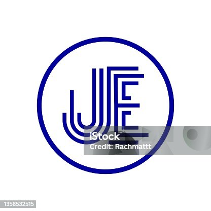 istock Logo Or Icon Letter JE 1358532515