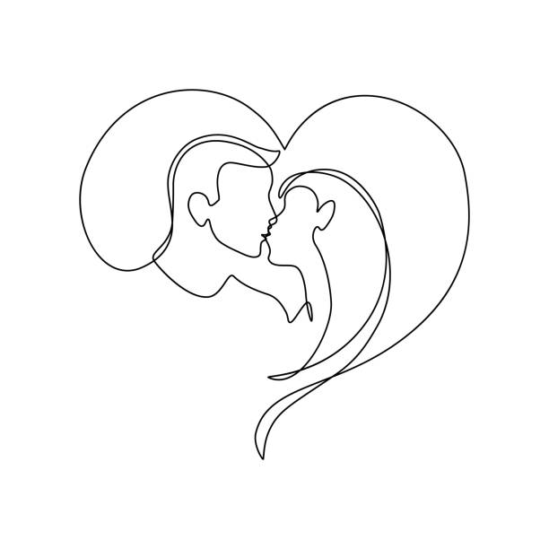 illustrazioni stock, clip art, cartoni animati e icone di tendenza di coppia amorevole che si bacia - couple kiss