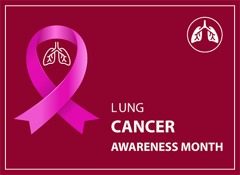Lung cancer awareness poster