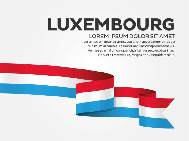 Luxembourg flag background Luxembourg, country, flag, vector, icon royalty free commercial use drawing stock illustrations