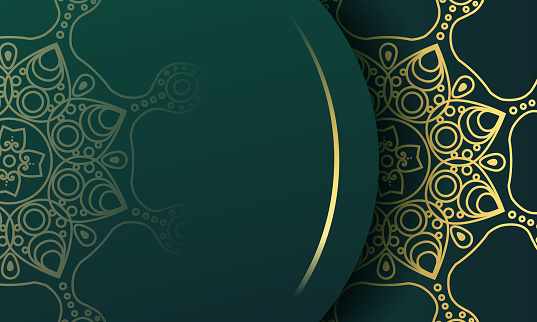 Luxury mandala ornamental background stock illustration