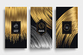 Luxury packaging templates. Eps10 vector.