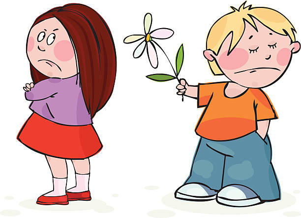 Best Cartoon Of The Cute I M Sorry Illustrations Royalty Best Cartoon Of The Cute I M Sorry Illustrations Royalty