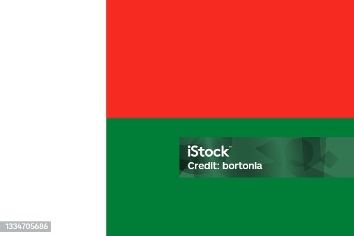 istock Madagascar African Country Flag 1334705686